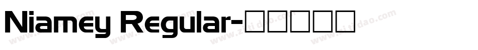Niamey Regular字体转换
